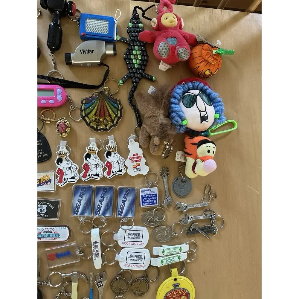 149 VTG COOL Keychains Bottle Openers Tools Advertisement LA Gear Beer Sears Etc